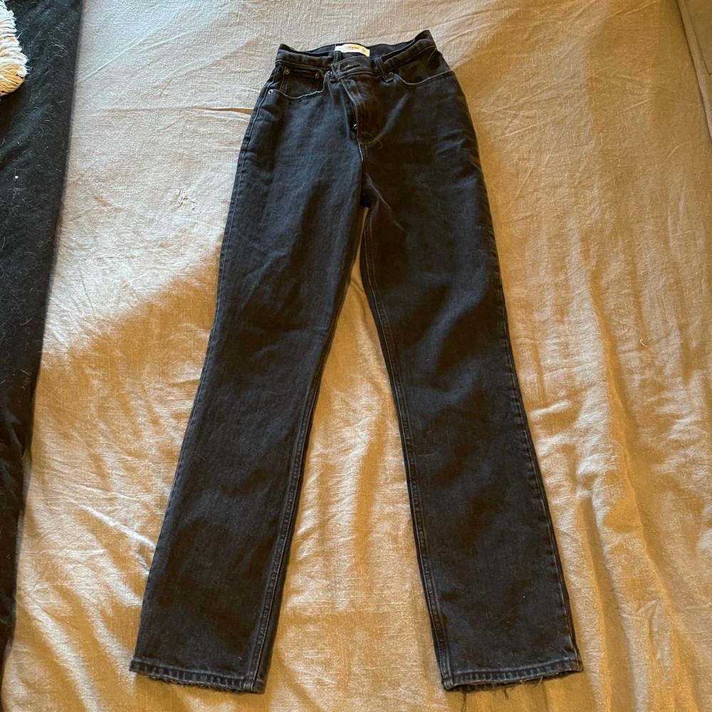 Abercrombie • 90s straight ultra high rise jeans curve love